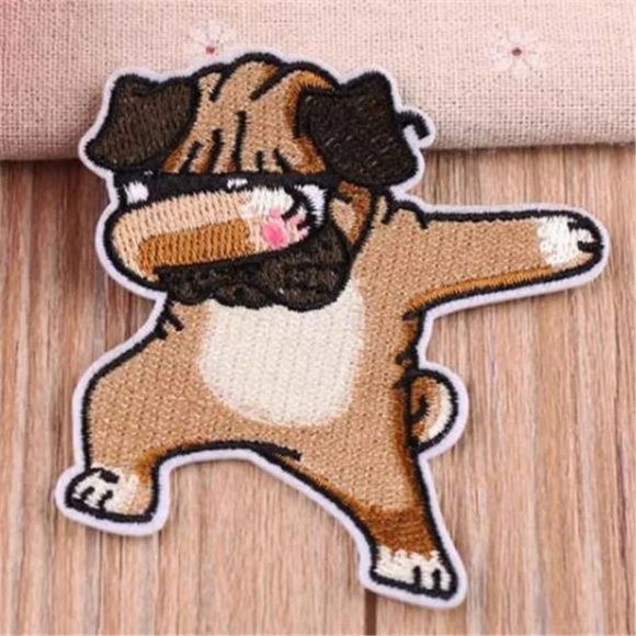 no brand Accessories - Funny Dog Iron On Patch